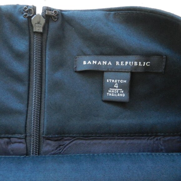 Banana Republic skirts navy Size 2, 4 /Kate Spade silk & cotton Blse Small - Picture 9 of 13